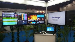 Radio automation software for radio boradcasting, mStudio, version 3 showcased in Indonesia.