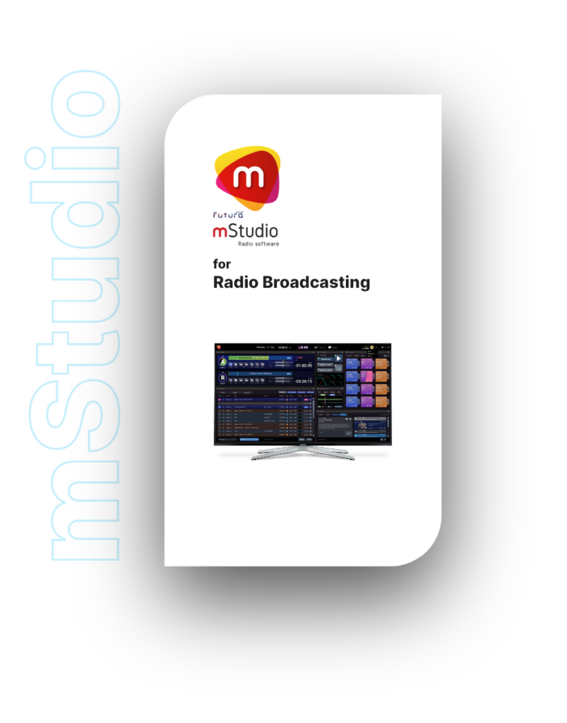 mStudio for Radio broadcasting